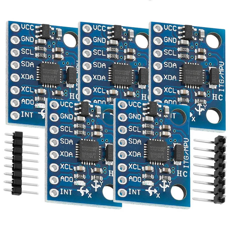 GY-521 MPU-6050 3-axis gyroscope and acceleration sensor
