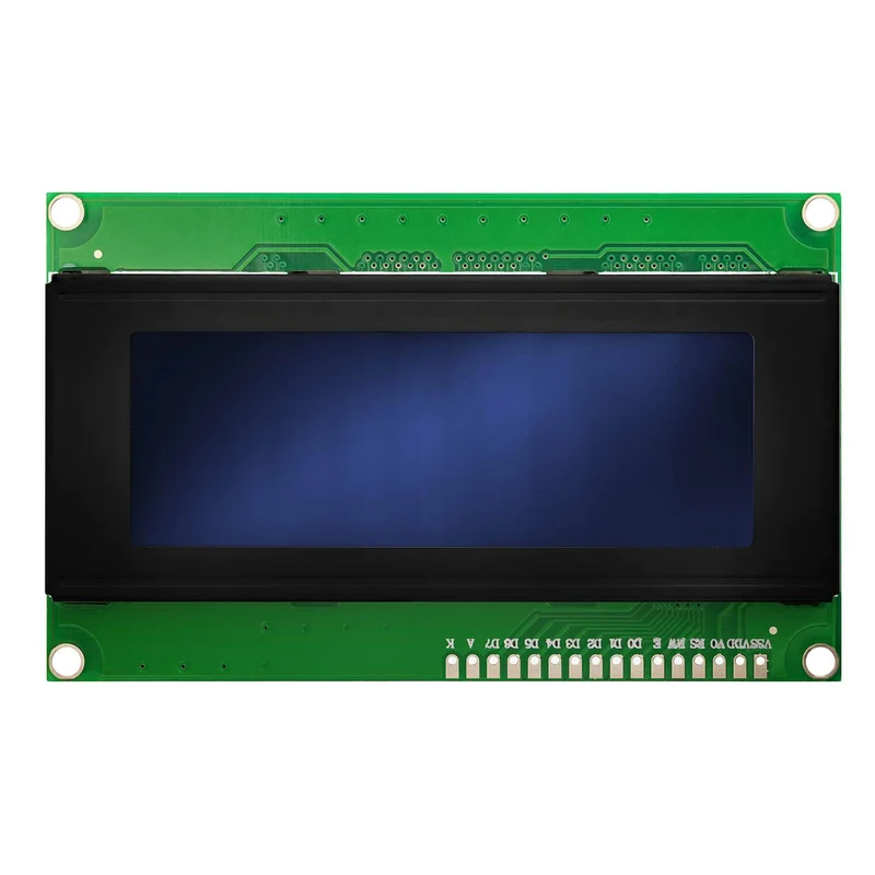 HD44780 2004 LCD display 4x20 characters blue