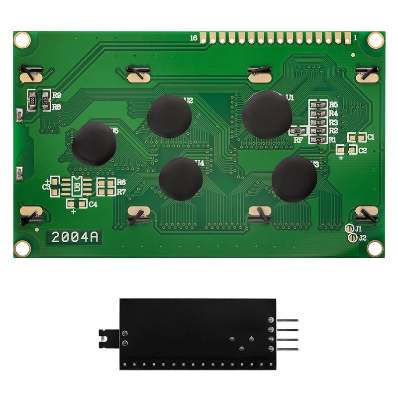 HD44780 2004 LCD Display Bundle 4x20 characters with I2C interface