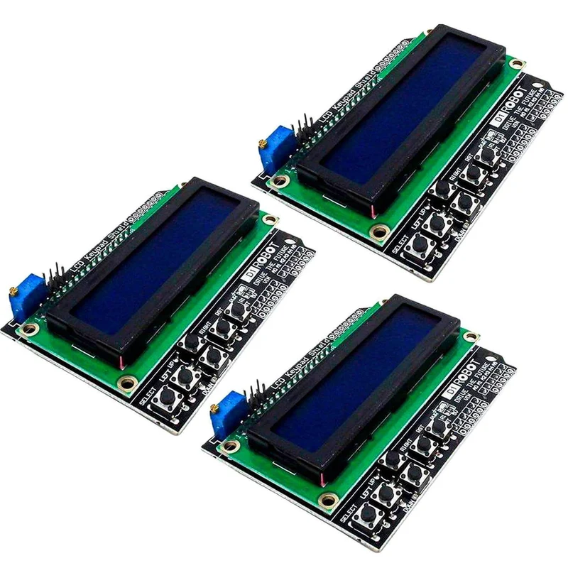 LCD1602 Display Keypad Shield HD44780 1602 module with 2x16 characters