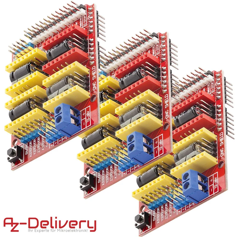 CNC Shield V3 Development Board for A4988 drivers Stepper for 3D printer compatible with Arduino