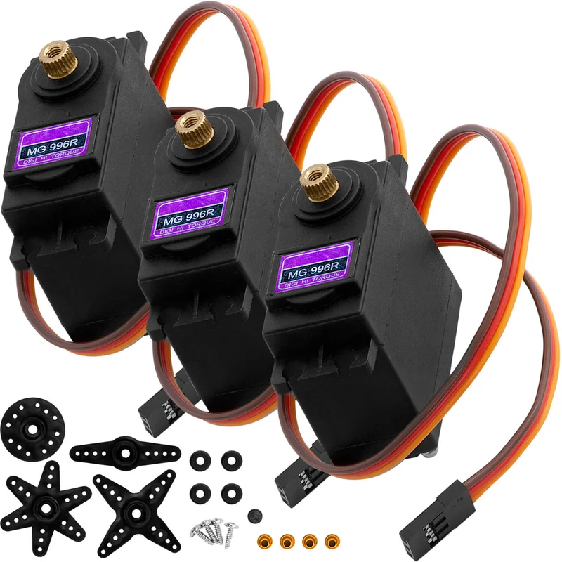 MG996R Micro Digital Servo Motor with Metal Gearbox for RC Robot Helicopter Aircraft