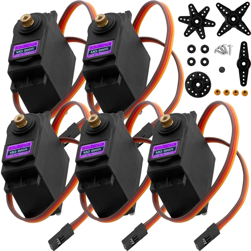 MG996R Micro Digital Servo Motor with Metal Gearbox for RC Robot Helicopter Aircraft