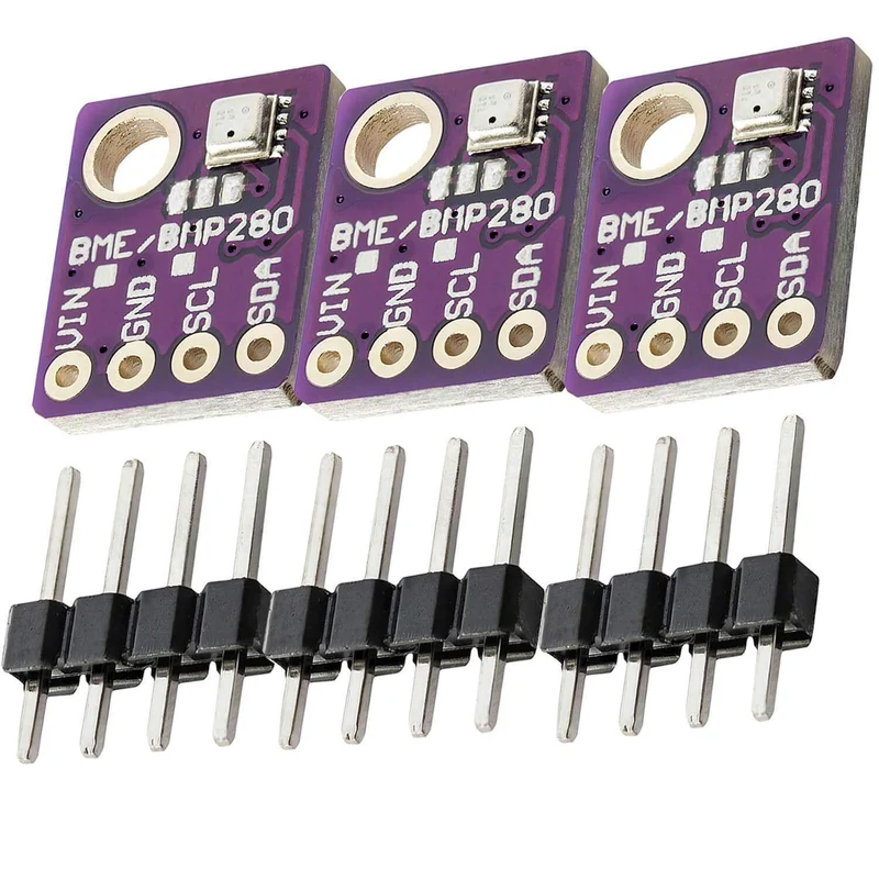 GY-BME280 barometric sensor for temperature, air humidity and air pressure