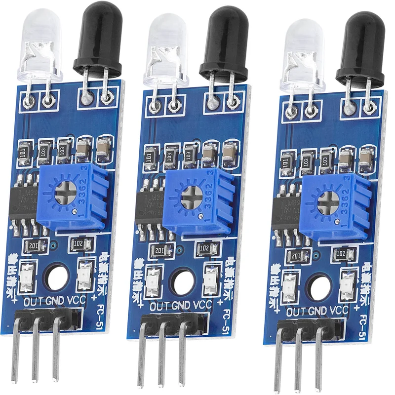 IR infrared module for obstacle detection distance sensor and Raspberry Pi