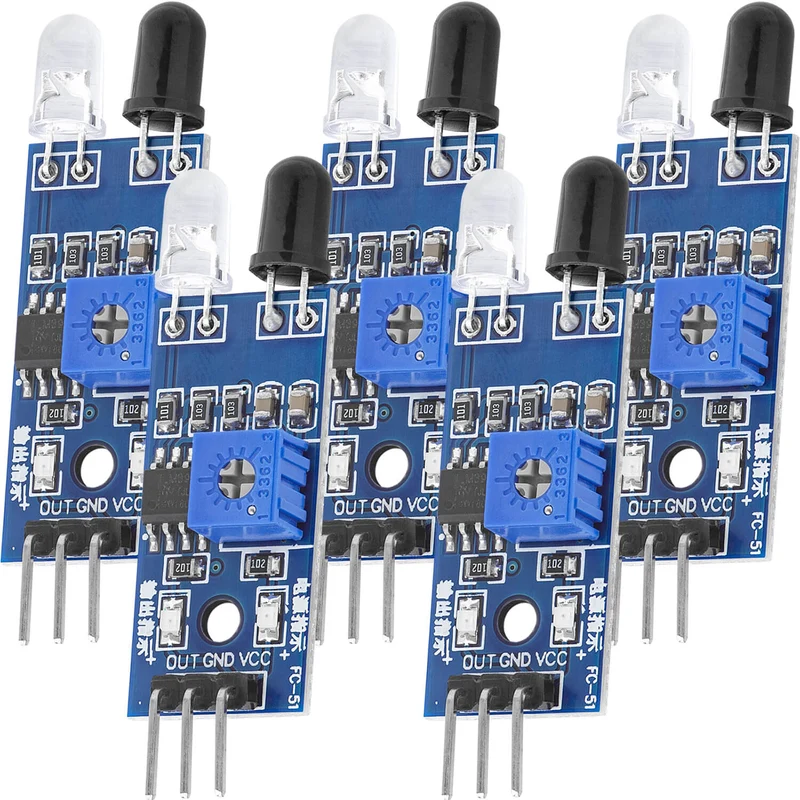 IR infrared module for obstacle detection distance sensor and Raspberry Pi