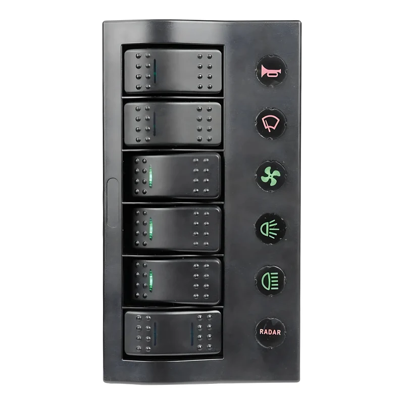 Pannello Elettrico PCP Compact 6 Interruttori LED – IP66