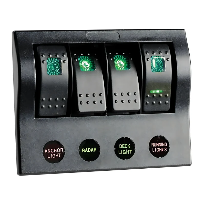 Pannello Elettrico PCP Compact 4 Interruttori LED – IP66