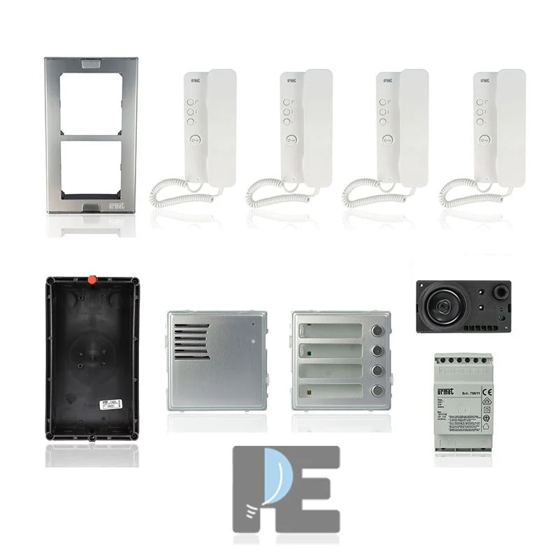 URMET 1150/304 - KIT Citofonico Quadrifamiliare URMET Sinthesi