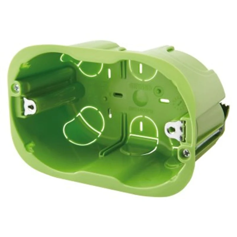GEWISS GW24403PM - Scatola Incasso Pareti Mobili 3 Moduli Verde 110x73x50