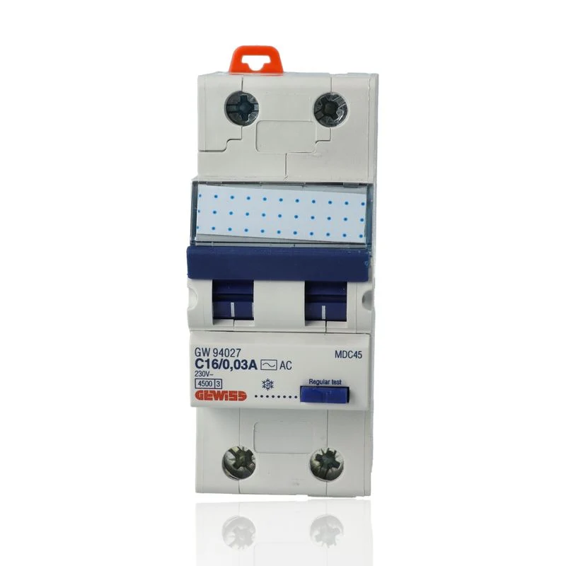 GEWISS GW94027 - Interruttore Magnetotermico Differenziale 2P Tipo AC C16 30mA 4500A