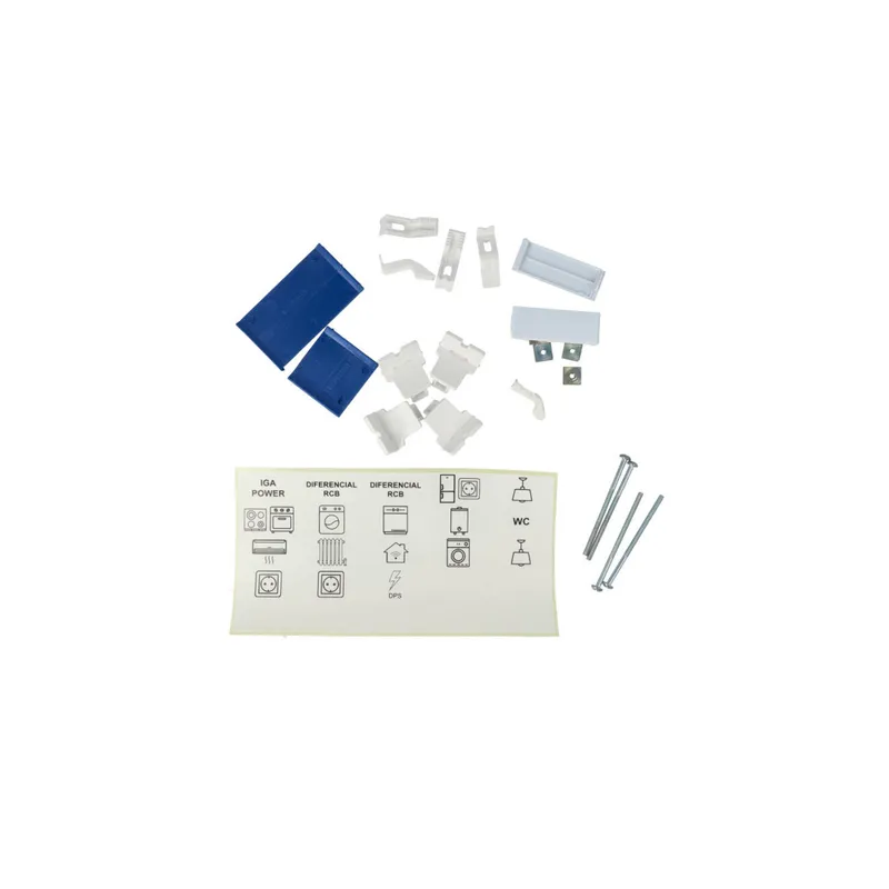 SOLERA 5108PFHGW - Centralino da arredo da Incasso per pareti leggere con Portello - bianco - 8M