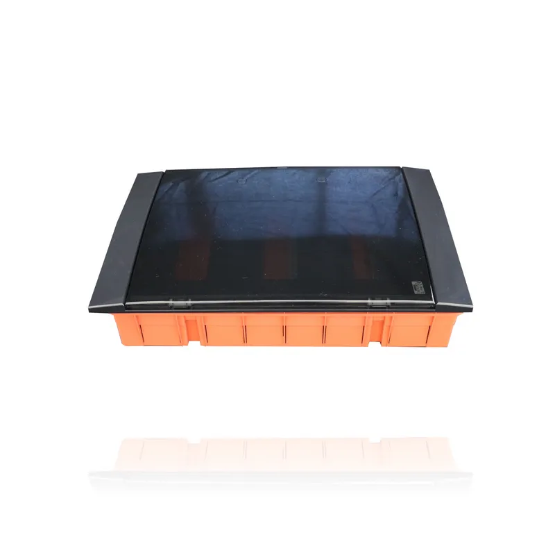 GEWISS GW40239TN - Centralino da arredo da Incasso con Portello - nero toner - 36+3m