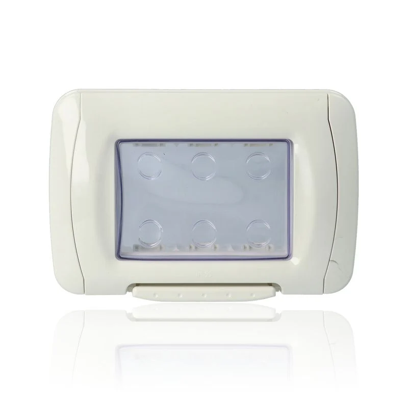 GEWISS GW22451 - Placca Stagna - Autoportante - 3 Posti - Bianco Nuvola - System