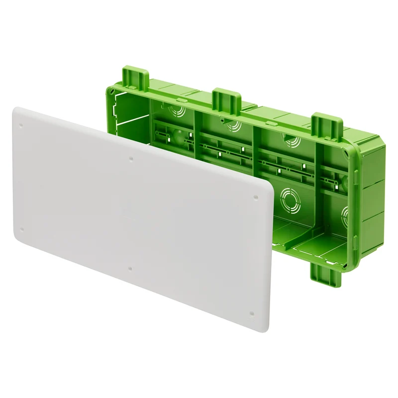 GEWISS GW48008PM - Scatola di derivazione e connessione per pareti leggere - da incasso - green wall - dimensioni 392x152x75
