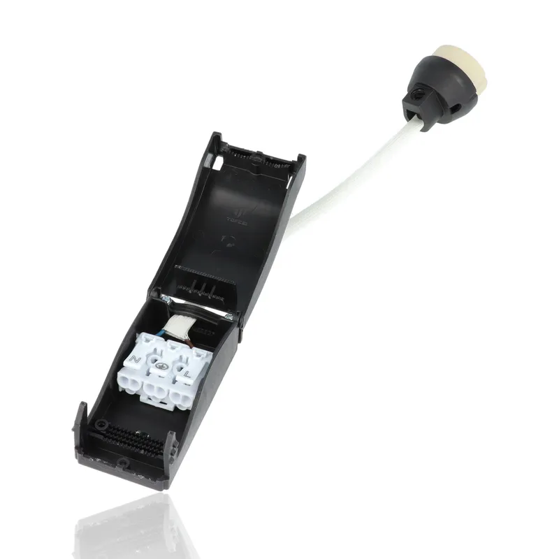 Porta faretto rotondo da incasso orientabile diam.83mm, GU10, Nero