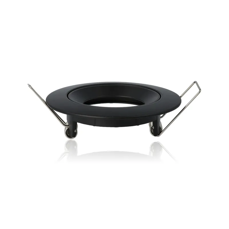 Porta faretto rotondo da incasso diam.79mm, GU10, Nero (Gamma Lusso)