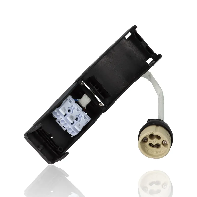 Porta faretto rotondo da incasso orientabile diam.84mm, GU10, Bianco (Gamma Lusso)