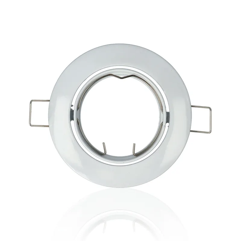 Porta faretto rotondo da incasso orientabile diam.83mm, GU10, Bianco