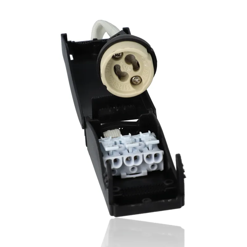 Porta faretto rotondo da incasso orientabile diam.83mm, GU10, Bianco