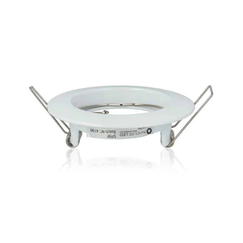 Porta faretto rotondo da incasso diam.78mm, GU10, Bianco