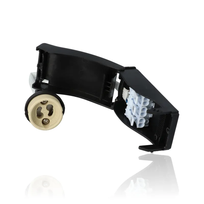 Porta faretto rotondo da incasso diam.78mm, GU10, Alluminio Spazzolato