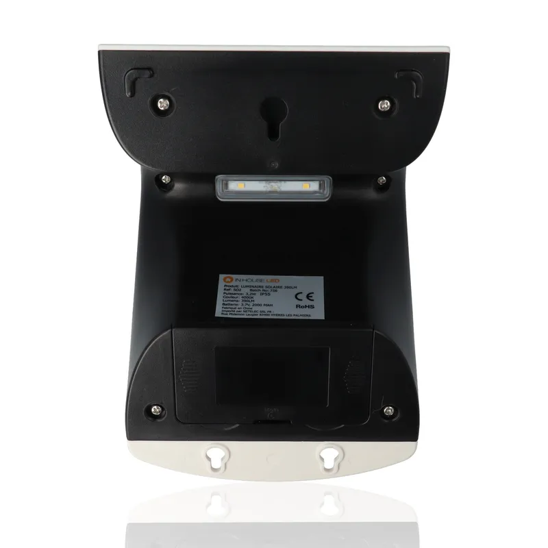 Proiettore LED solare con rilevatore di presenza, 3,2W, Luce Naturale, Bianco