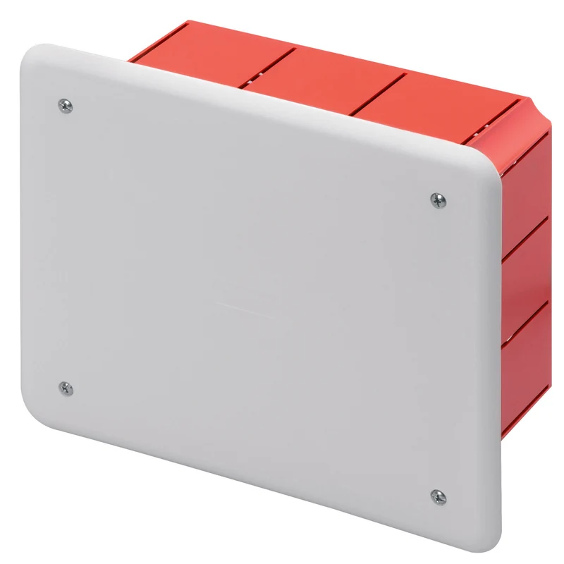 GEWISS GW48005 - Scatola di derivazione e connessione - per pareti in muratura - dimensioni 160x130x70 - coperchio bianco