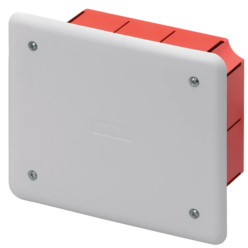 GEWISS GW48002 - Scatola di derivazione e connessione - per pareti in muratura - dimensioni 118x96x50 - coperchio bianco