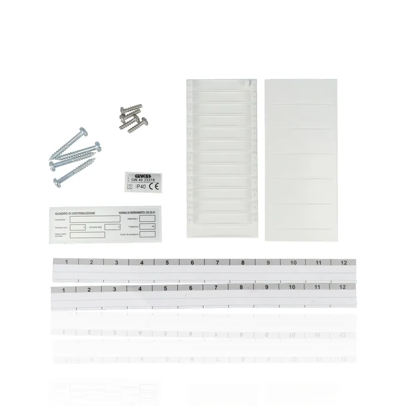 GEWISS GW40233TB - Centralino Arredo Incasso 24+2M Bianco Sportello Fume