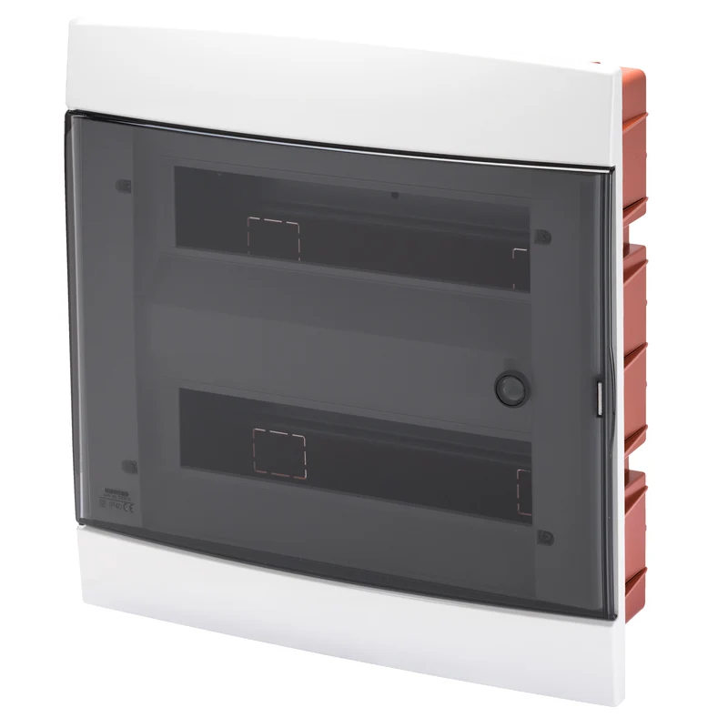 GEWISS GW40233TB - Centralino Arredo Incasso 24+2M Bianco Sportello Fume