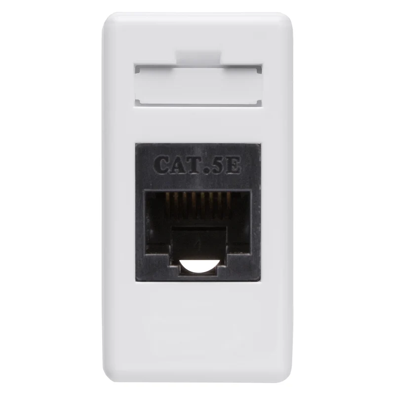 GEWISS GW20271 - Presa Rj45 - 4 Coppie - Categoria 5E - Utp - Toolless - 1 Modulo - System White