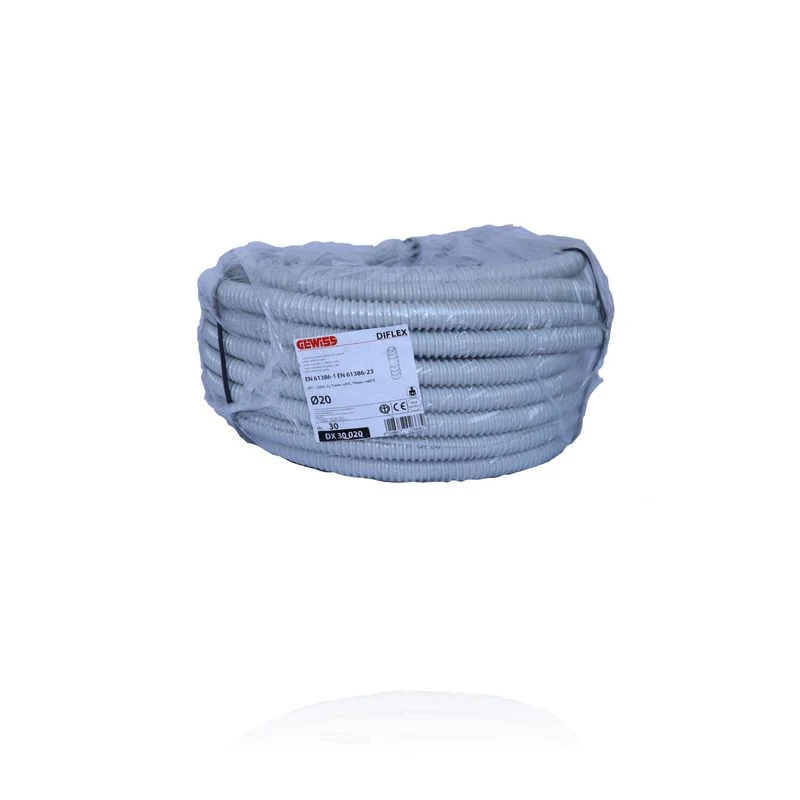 GEWISS DX30020 - Guaina Spiralata Diflex 20mm Grigio RAL7035 30m