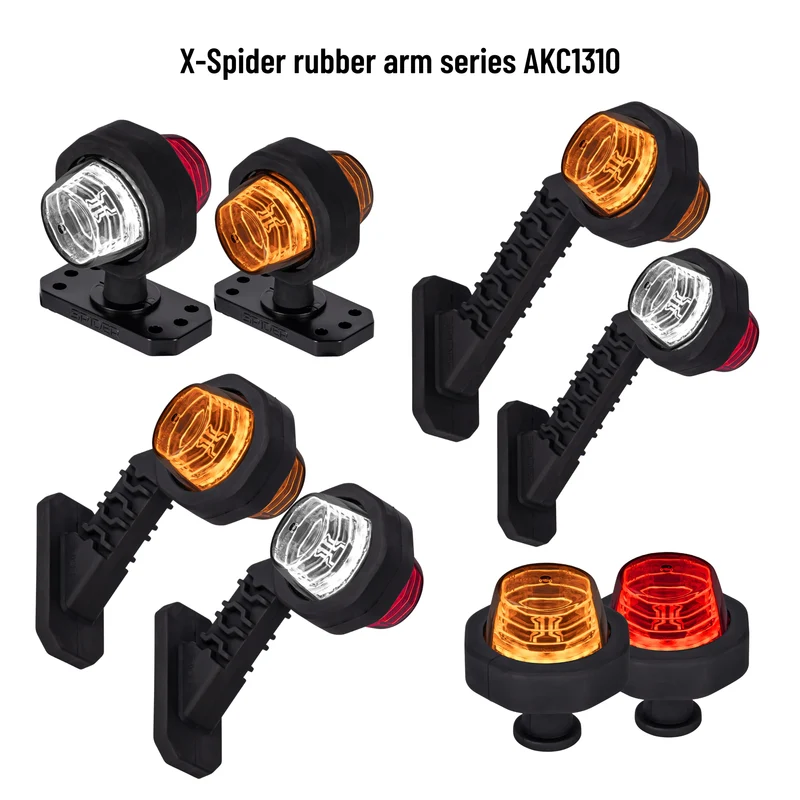 Inserti luminosi di segnalazione 3D X-Spider danesi / ORBI-X