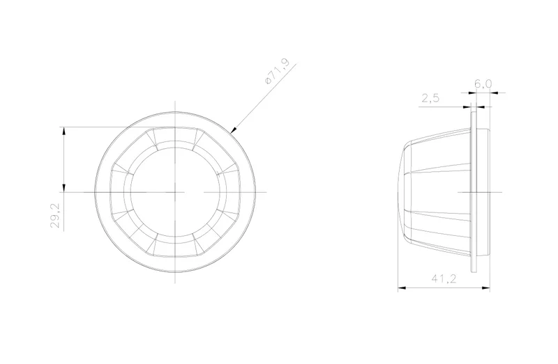 Inserti luminosi di segnalazione 3D X-Spider danesi / ORBI-X