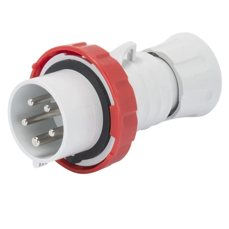 Spina mobile Gewiss 3P+T+N 16A IP67 rossa 380V GW60031H