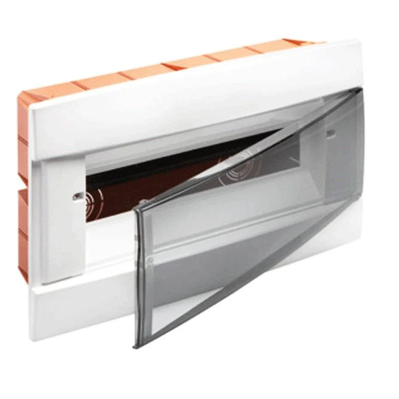 Centralino da arredo/da incasso Gewiss - GW40229TB - Predisposto per alloggiamento morsettiere - 330x218x25 - bianco - 12 +1 moduli DIN