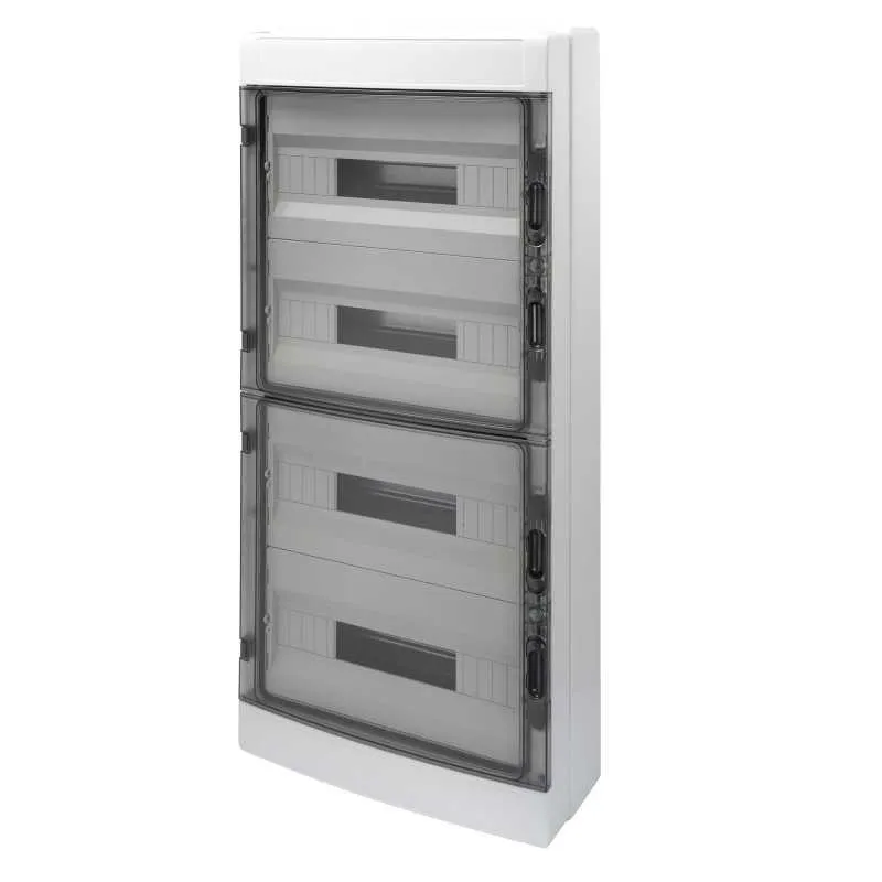 Centralino da parete Gewiss - GW40109 - IP65 Porta Trasparente 72 Moduli DIN