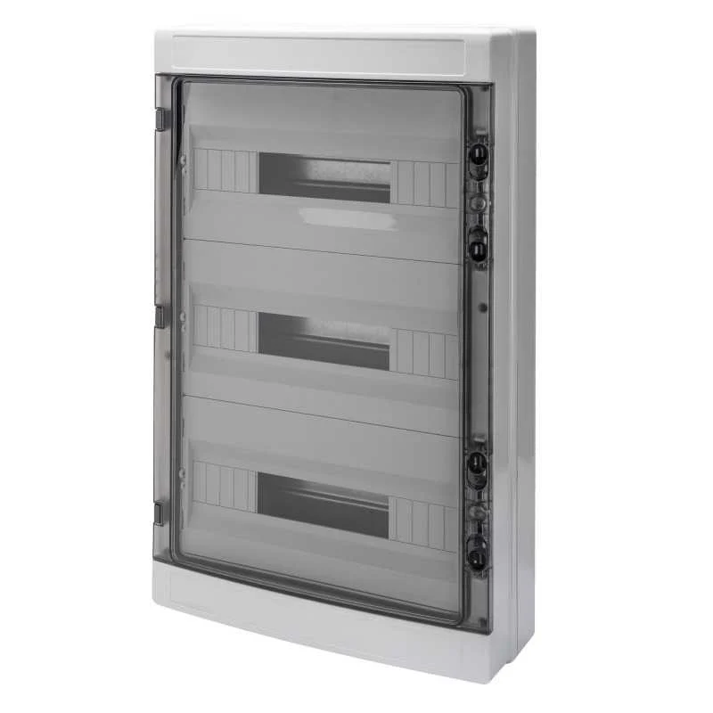 Centralino da parete Gewiss - GW40108 - IP65 Porta Trasparente 54 Moduli DIN