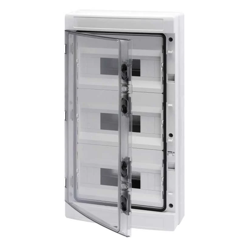 Centralino da parete Gewiss - GW40105 - IP65 Porta Trasparente 36 Moduli DIN