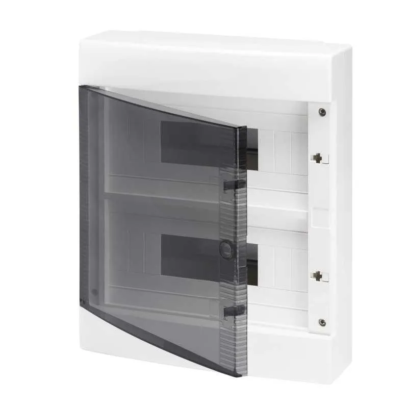 Centralino da parete Gewiss - GW40047 - porta trasparente IP40 24 Moduli DIN