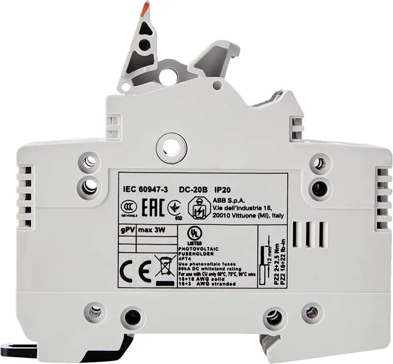 ABB M204703 - E 92/32 PV SEZIONATORE E 90 PV 2P, 32A