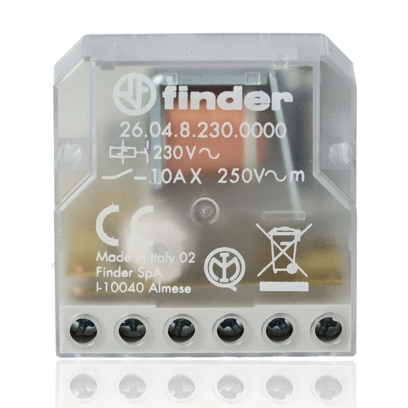 FINDER 260482304000 - Relè a Impulsi da Incasso 1NO 10A Eccitazione Separata