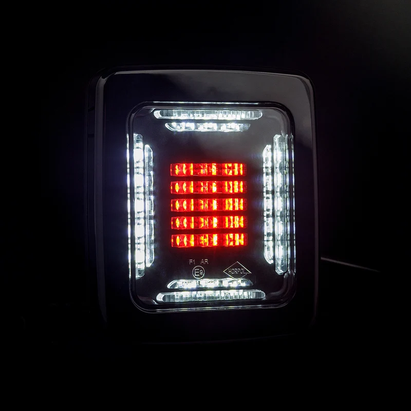 Horpol Cube Block Lamp with Tail, Reverse & Fog Light