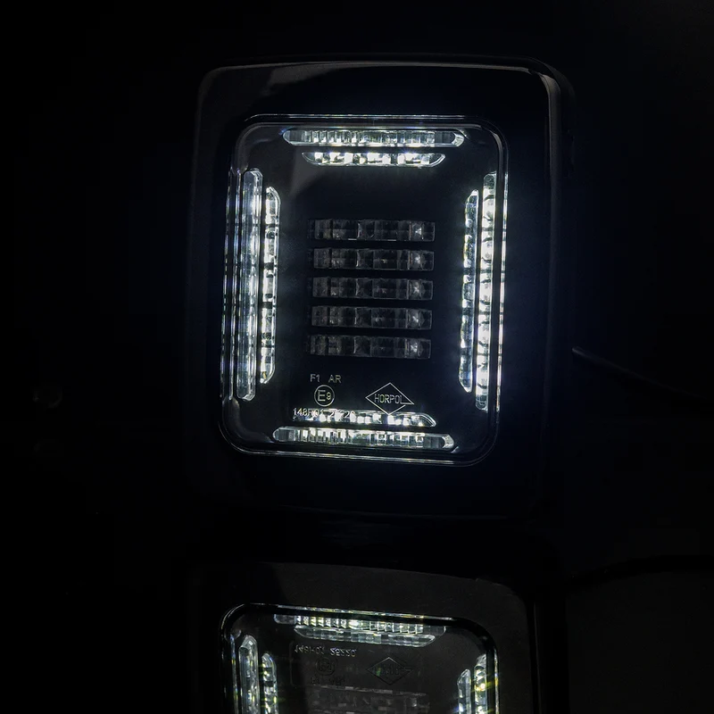 Horpol Cube Block Lamp with Tail, Reverse & Fog Light