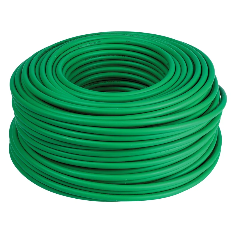 Cavo elettrico FG16OM16 2x4mmq - No smoke guaina verde 0.6/1kV - doppio isolamento 0,6/1kV - Vendita al metro