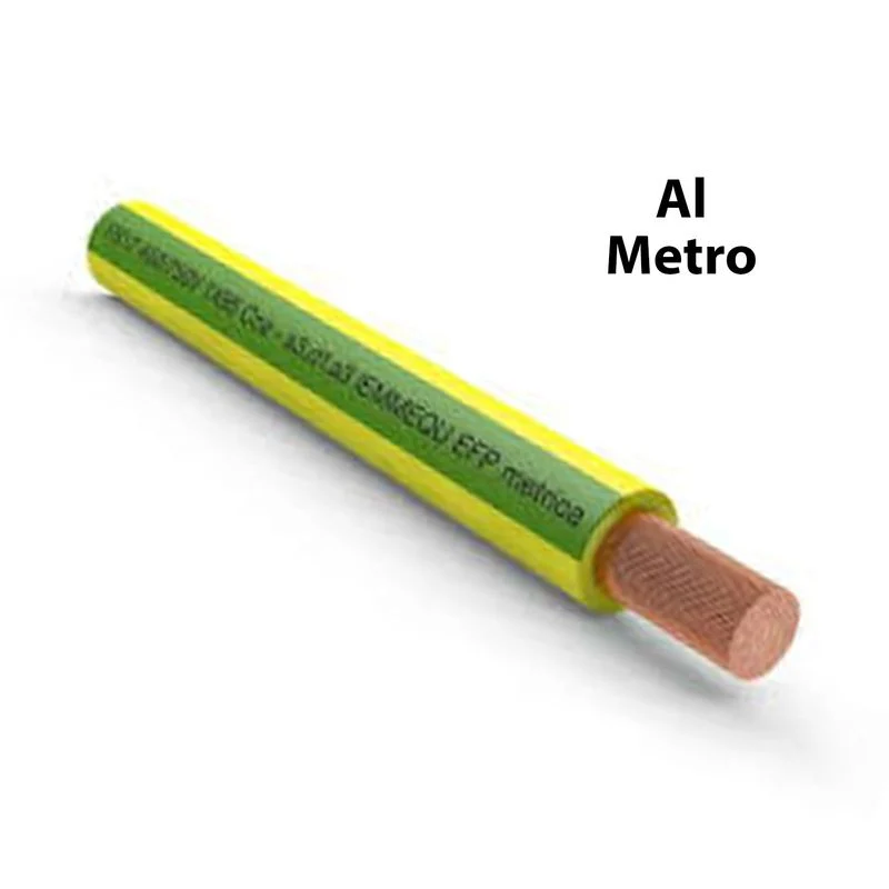 Cavo unipolare FS17 da 1,5 GIALLO VERDE - al metro