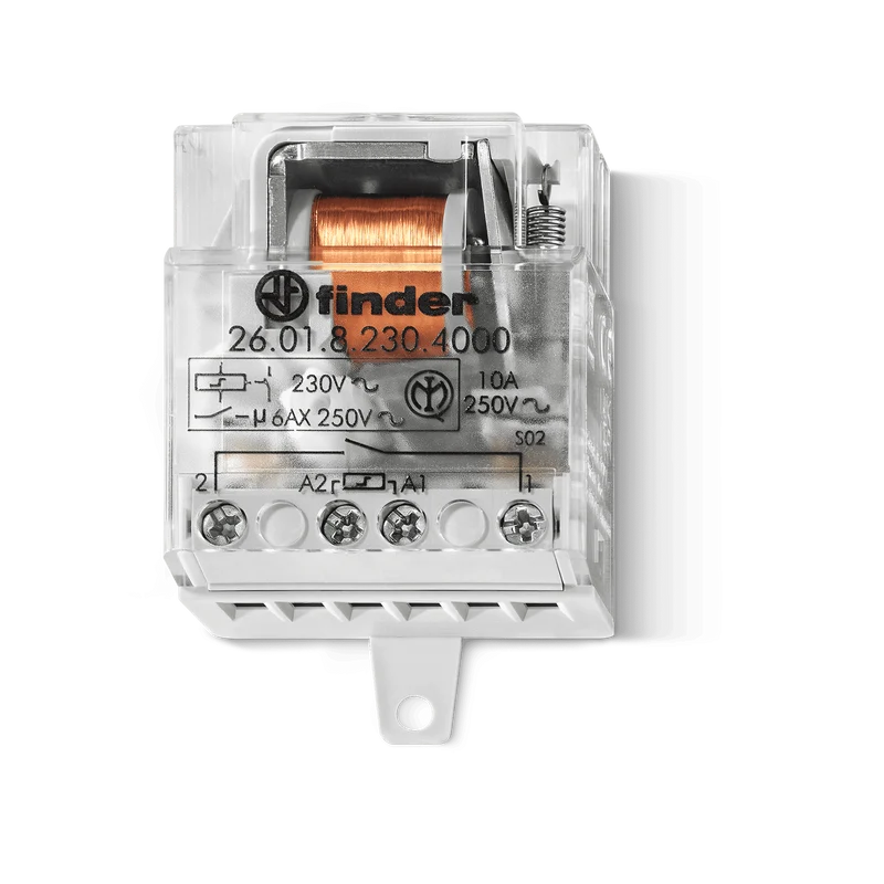 FINDER 260182300000 - Relè Ad Impulsi (Passo-Passo) EMR 1 NO 10A