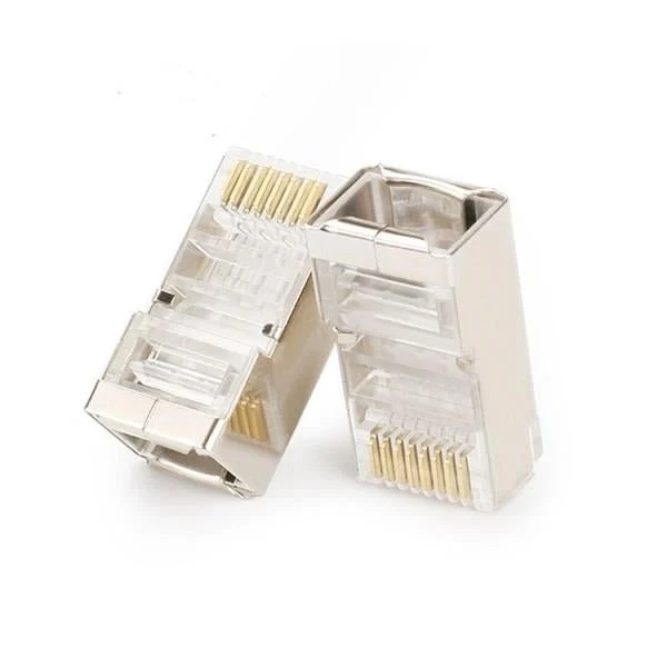 Plug Modulare EZ CAT6 - 8P8C Schermato - Confezione da 10 Pezzi