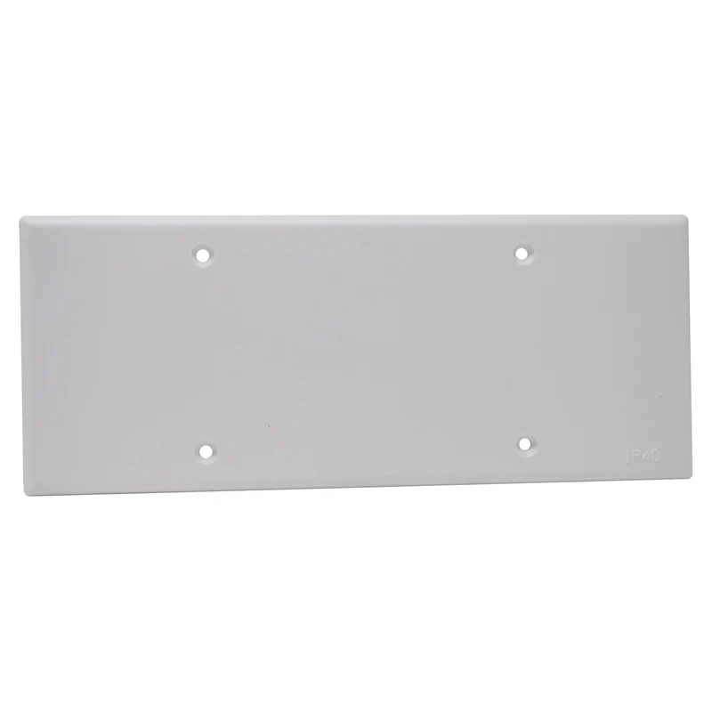 Coperchio 6 posti per scatola monoblocco bianco
